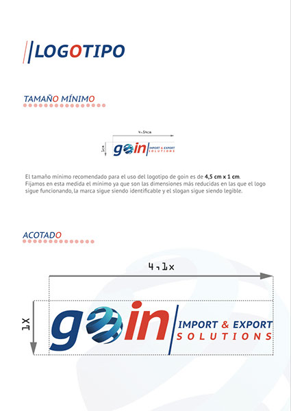 Manual de identidad visual corporativa Diseño logotipo, medidas