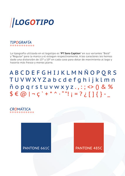 Manual de identidad visual corporativa Explicación en manual de identidad visual corporativa, Tipografía.